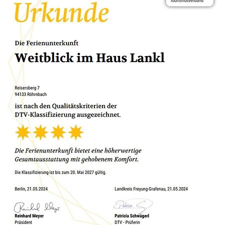 Ferienwohnung Lankl Im Bayerischen Wald Röhrnbach المظهر الخارجي الصورة